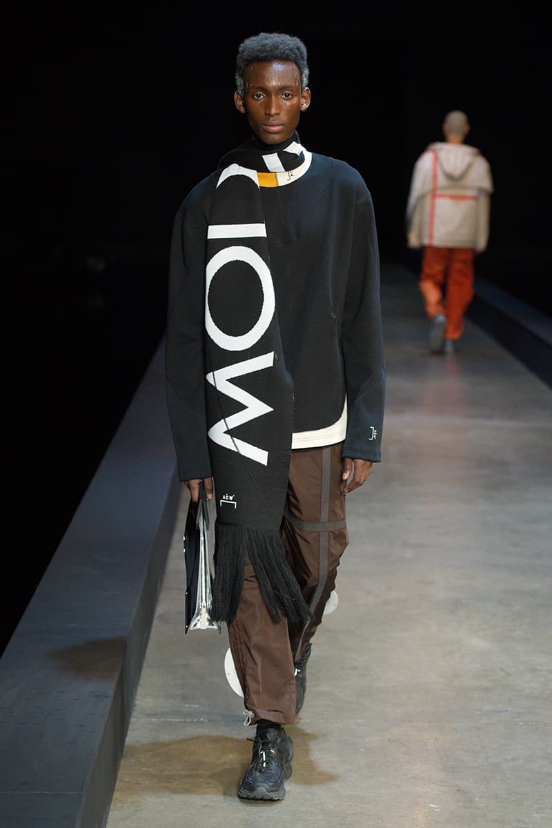 A-COLD-WALL* Fall Winter 2019 London Fashion Week Mens Runway Presentation Samuel Ross Nike Zoom Vomero +5 Show Collection BIRTH.ORGAN.SYNTH.