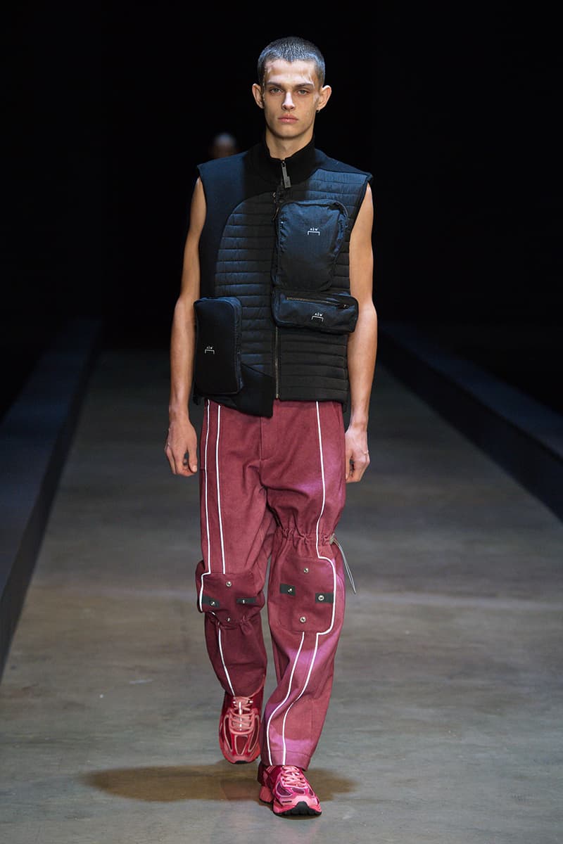 A-COLD-WALL* Fall Winter 2019 London Fashion Week Mens Runway Presentation Samuel Ross Nike Zoom Vomero +5 Show Collection BIRTH.ORGAN.SYNTH.