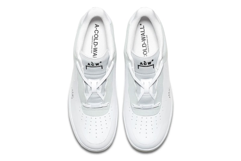 A-COLD-WALL* Nike Air Force 1 Re Release Samuel Ross White Light Grey Black Dark Grey