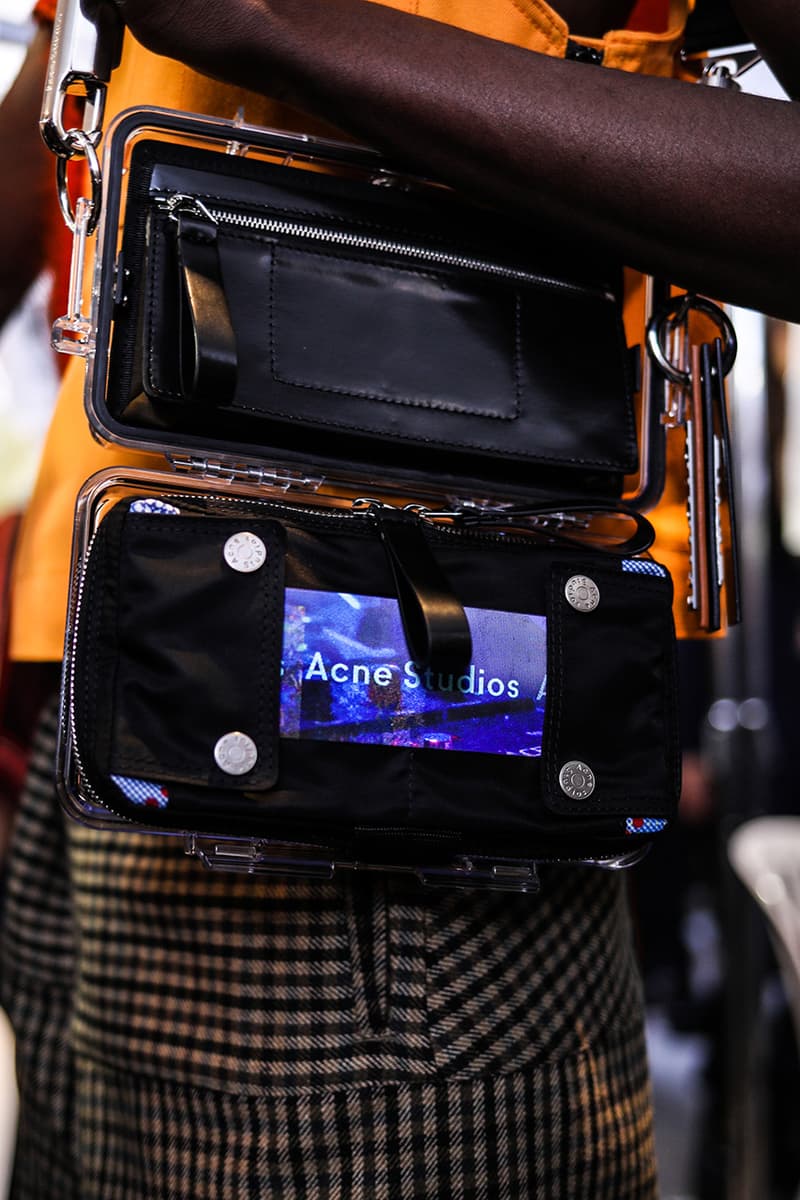 Acne Studios Paris Fashion Week FW19 Backstage Fall/Winter 2019 First Look Closer Jewelry Sneakers Boots Apparel Release Details Jonny Johansson Swedish Fashion
