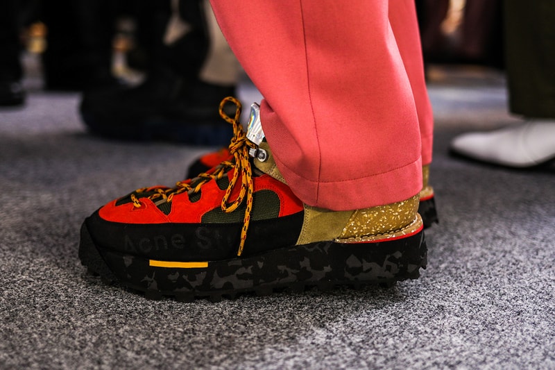 Acne Studios Paris Fashion Week FW19 Backstage Fall/Winter 2019 First Look Closer Jewelry Sneakers Boots Apparel Release Details Jonny Johansson Swedish Fashion