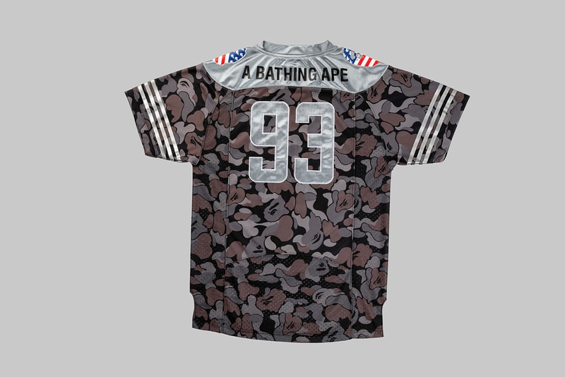 bape american football helmet ADIDAS X RIFLE SB straight fit on body BAPE x ADIDAS FOOTBALL COLLABORATION
