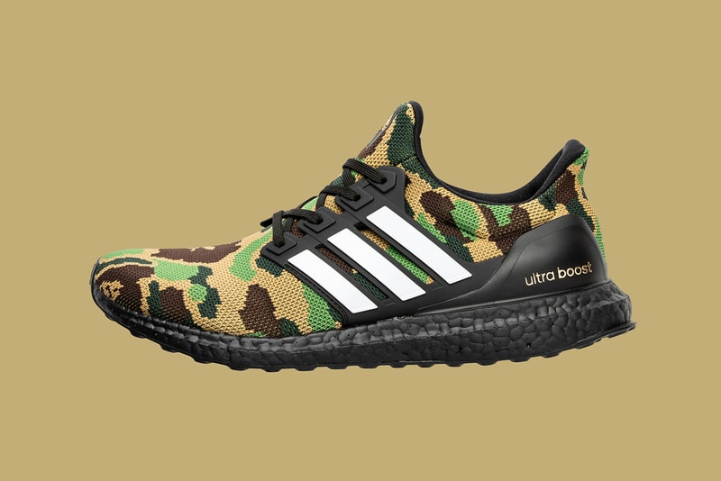 bape adidas a bathing ape football footwear sports fashion equipment 2019 february super bowl 53 liii clothing apparel hoodie jersey gloves helmet ball compress tights sleeve sleeves leg arm elbow black green brown camo camouflage shark