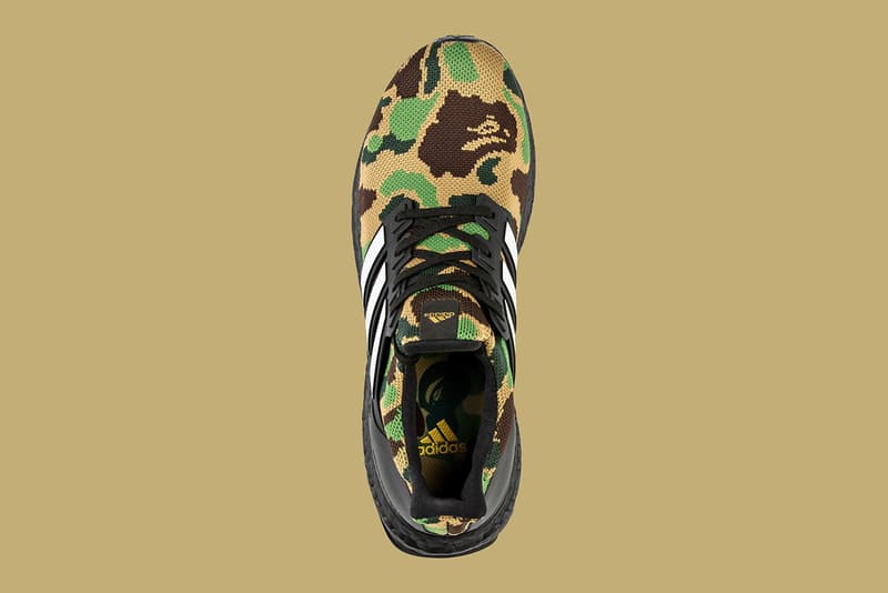 bape adidas a bathing ape football footwear sports fashion equipment 2019 february super bowl 53 liii clothing apparel hoodie jersey gloves helmet ball compress tights sleeve sleeves leg arm elbow black green brown camo camouflage shark