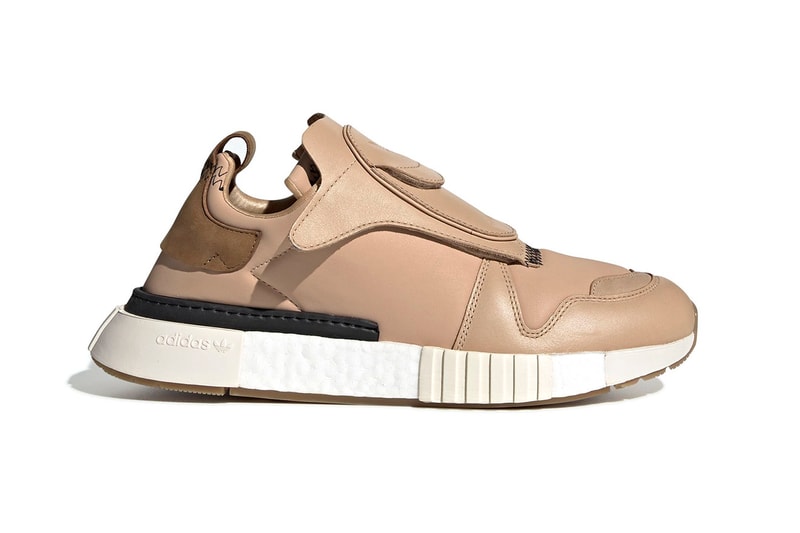 adidas Futurepacer Nude Ash Grey Release three stripes black leather luxe adidas originals