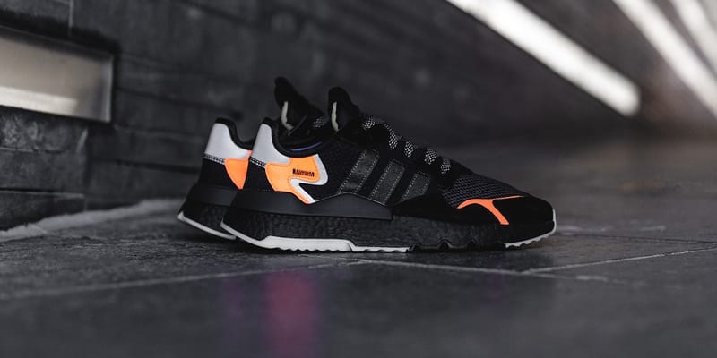 nite jogger black orange