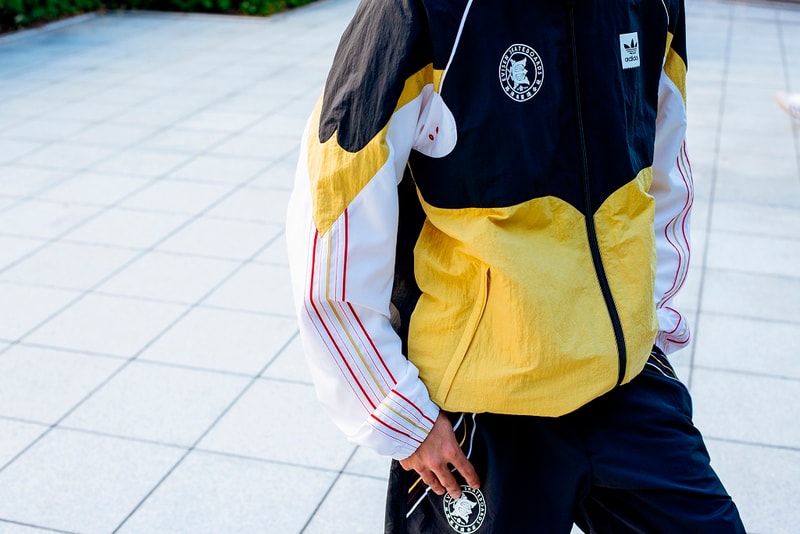 adidas Skateboarding Evisen 2019 Capsule Collection ss19 spring summer buy info details information collab colalboration crewneck jacket heavyweight fleece jersey t shirt tee graphic nylon track pant jacket