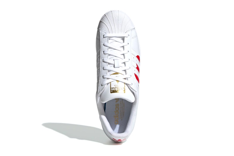 Adidas Superstar Valentines Day 2019 Info sneakers shoe fashion adidas originals Running White College Red Gold Met Date Release