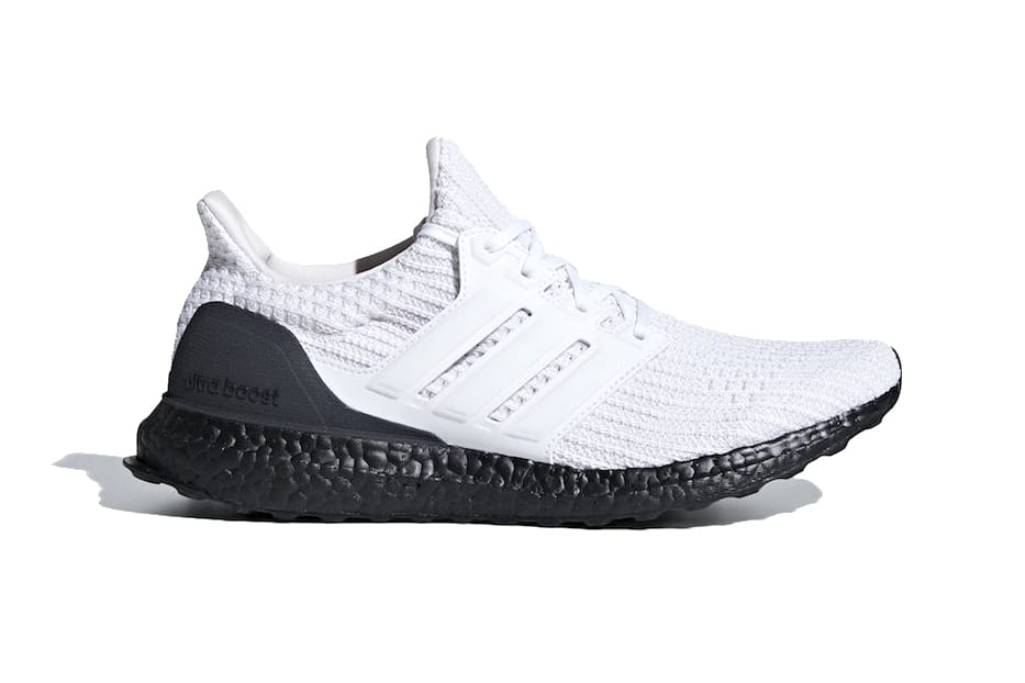 adidas black and white ultra boost