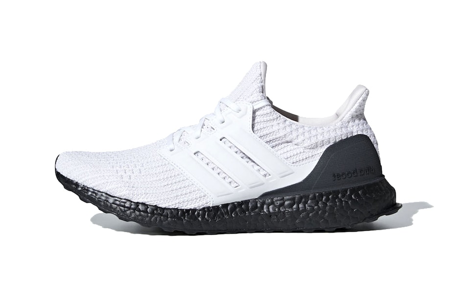 adidas ultraboost white black 2019 footwear upper primeknit boost sole
