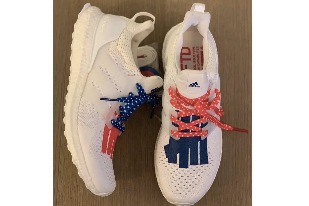 UNDEFEATED x adidas Ultraboost 'Independent Day' First Look Leak Collab Collaboration Collaborative Sneakers Trainers Kicks Shoes Footwear Cop Purchase Buy