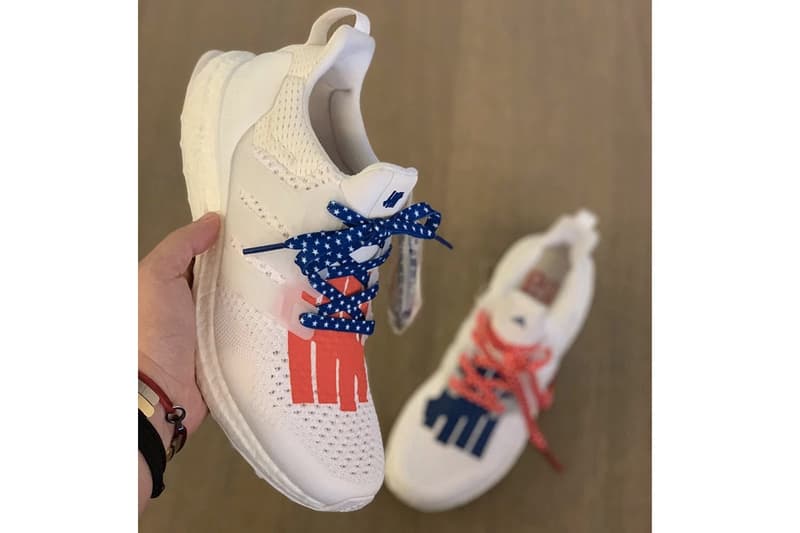 UNDEFEATED x adidas Ultraboost 'Independent Day' First Look Leak Collab Collaboration Collaborative Sneakers Trainers Kicks Shoes Footwear Cop Purchase Buy
