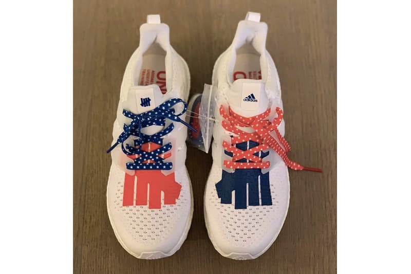 UNDEFEATED x adidas Ultraboost 'Independent Day' First Look Leak Collab Collaboration Collaborative Sneakers Trainers Kicks Shoes Footwear Cop Purchase Buy