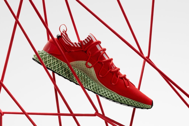 Y-3's Latest Runner 4D Gets a Splashy Red Makeover