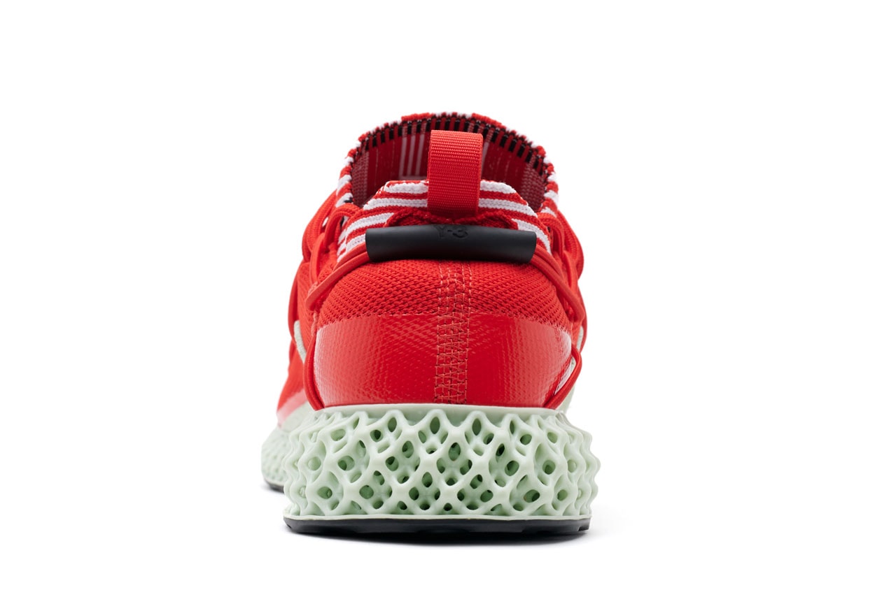 y-3 y3 runner 4d red sneaker release yohji Yamamoto futurecraft adidas