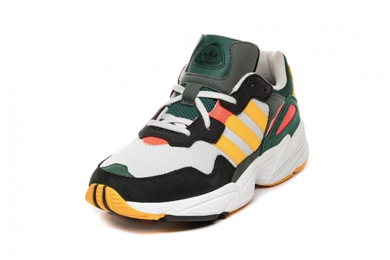 adidas Yung-96 "Grey One/Bold Gold/Solar Red" Sneaker Footwear Trainer Closer Look First Look Chunky Runner Release Date details asphaltgold