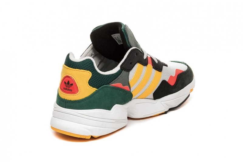 adidas Yung-96 "Grey One/Bold Gold/Solar Red" Sneaker Footwear Trainer Closer Look First Look Chunky Runner Release Date details asphaltgold