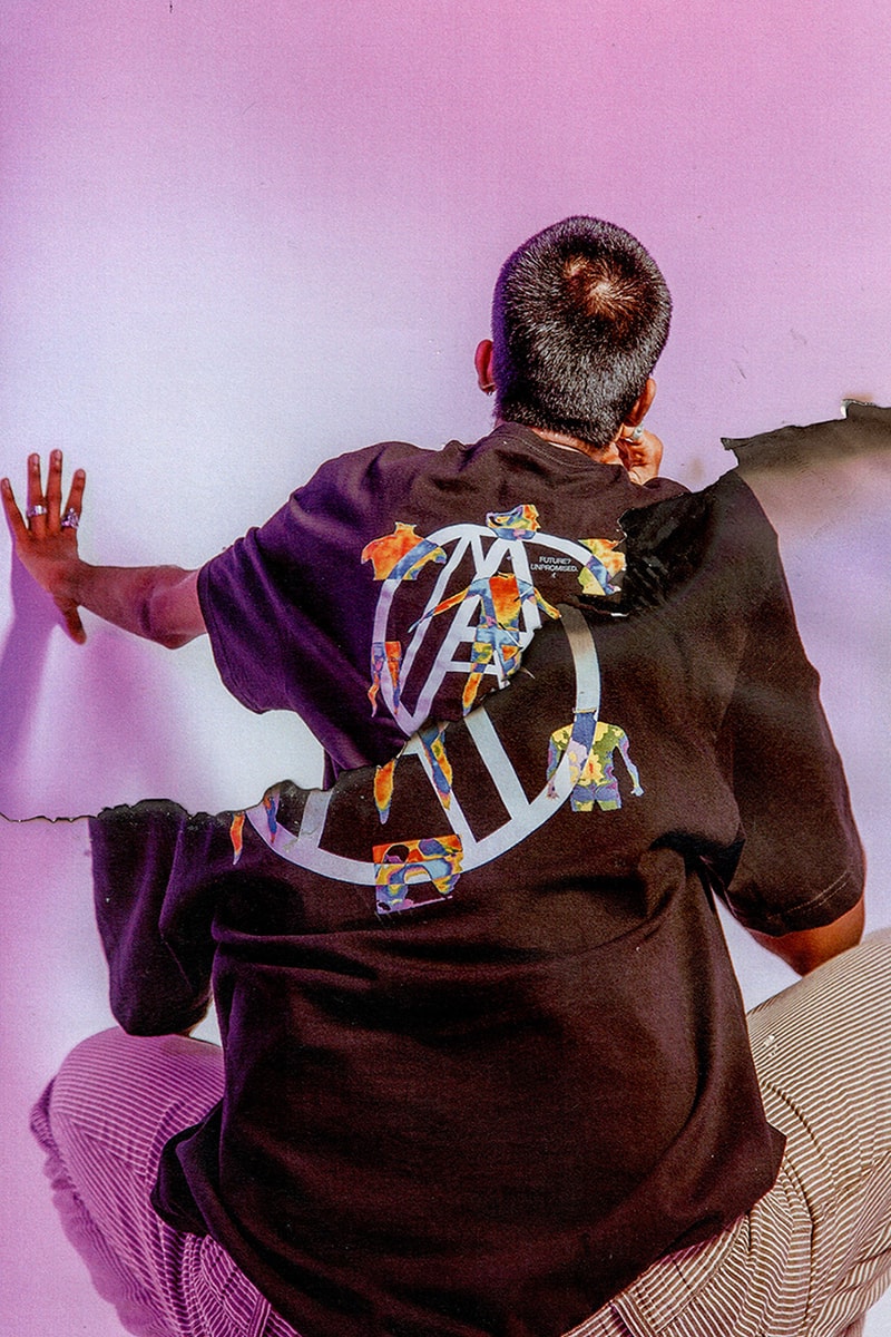 AGAINST LAB.'s SS19 'UNPROMISED' Collection Channels Misfortune and Mishap spring/summer 2019 menswear streetwear paisley tracksuit graphic tee