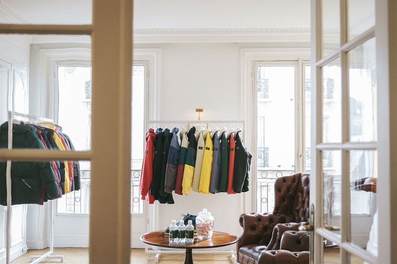 Aimé Leon Dore Fall/Winter 2019 Preview collection outerwear staples suicoke pins cardigan sweater corduroy houndstooth beanies fleece camouflage shirting trousers 