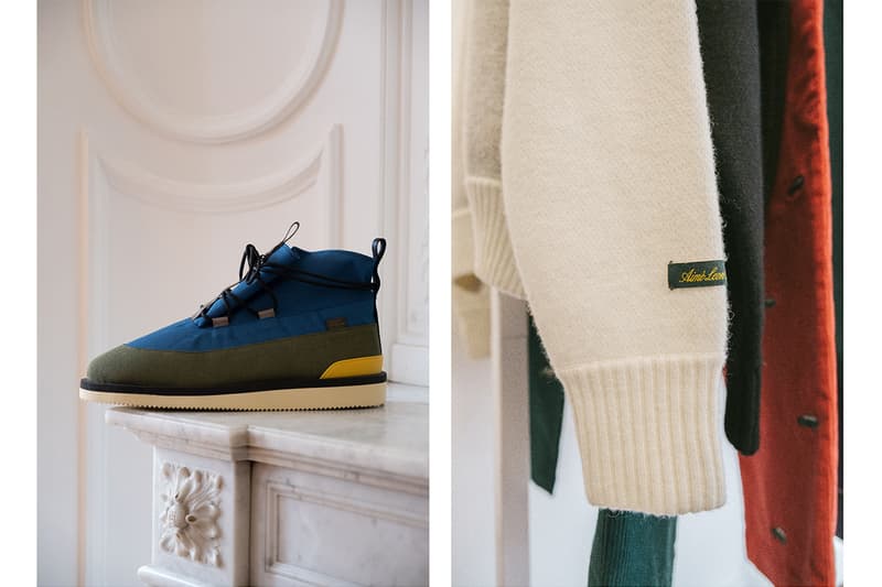 Aimé Leon Dore Fall/Winter 2019 Preview collection outerwear staples suicoke pins cardigan sweater corduroy houndstooth beanies fleece camouflage shirting trousers
