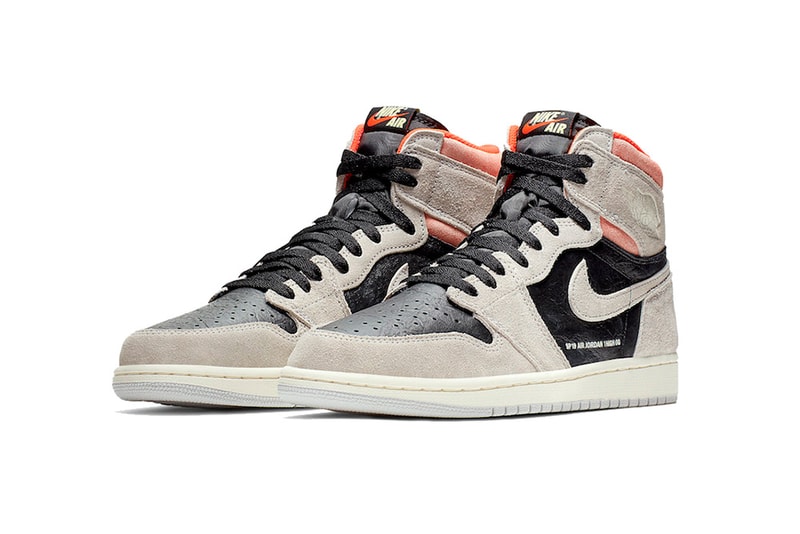 air jordan 1 retro high og neutral grey hyper crimson white black 2019 january footwear jordan brand