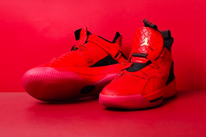 Air Jordan 33 Gets a Full Red Release nike jordan brand chinese new year