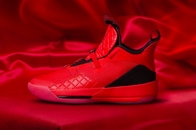 Air Jordan 33 Gets a Full Red Release nike jordan brand chinese new year