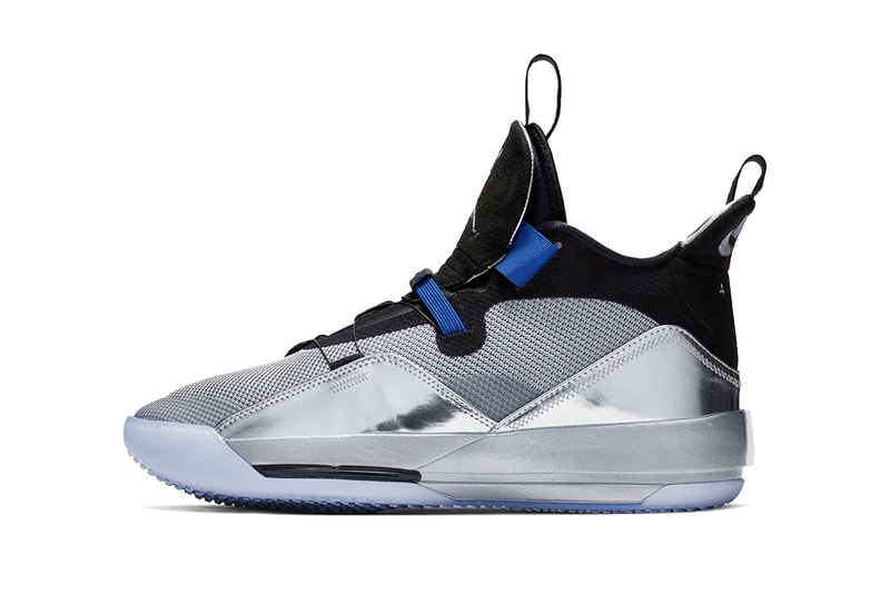 air jordan 33 all star 2019 january black metallic silver footwear jordan brand