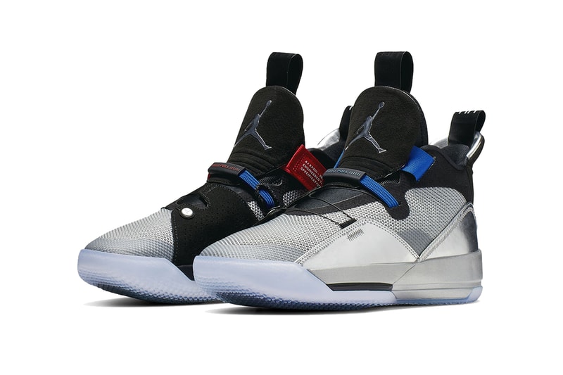 air jordan 33 all star 2019 january black metallic silver footwear jordan brand