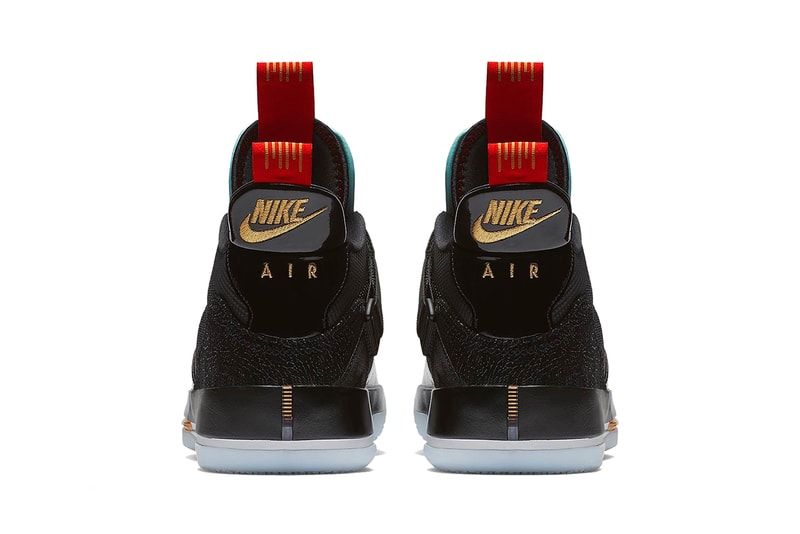 air jordan 33 chinese new year 2019 january footwear jordan brand clean look black red gold year of the pig