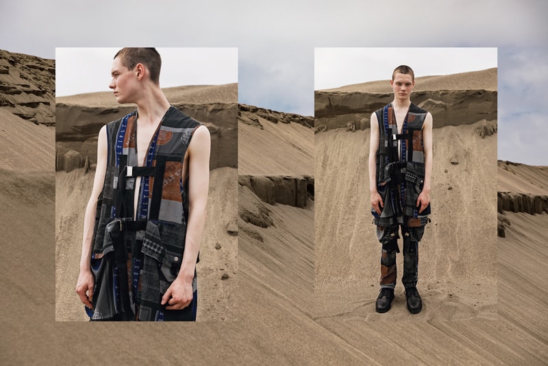ALMOSTBLACK SS19 spring summer 2019 Collection Lookbook Patchwork Minimalist Workwear Utility Japan