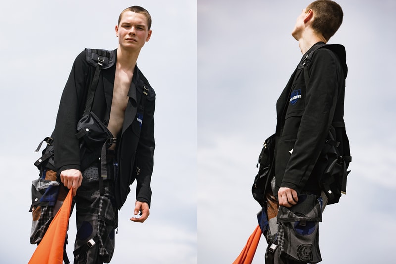 ALMOSTBLACK SS19 spring summer 2019 Collection Lookbook Patchwork Minimalist Workwear Utility Japan