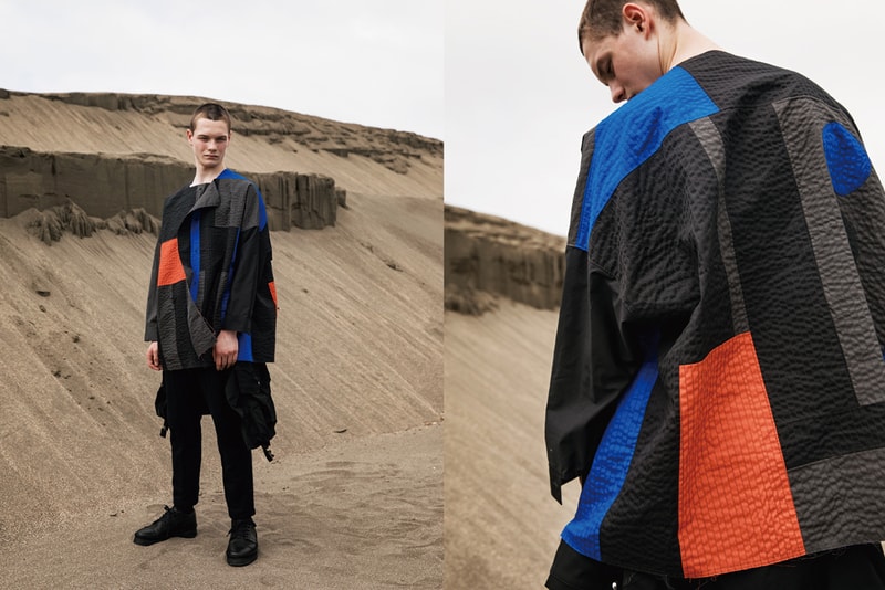 ALMOSTBLACK SS19 spring summer 2019 Collection Lookbook Patchwork Minimalist Workwear Utility Japan