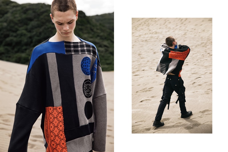 ALMOSTBLACK SS19 spring summer 2019 Collection Lookbook Patchwork Minimalist Workwear Utility Japan