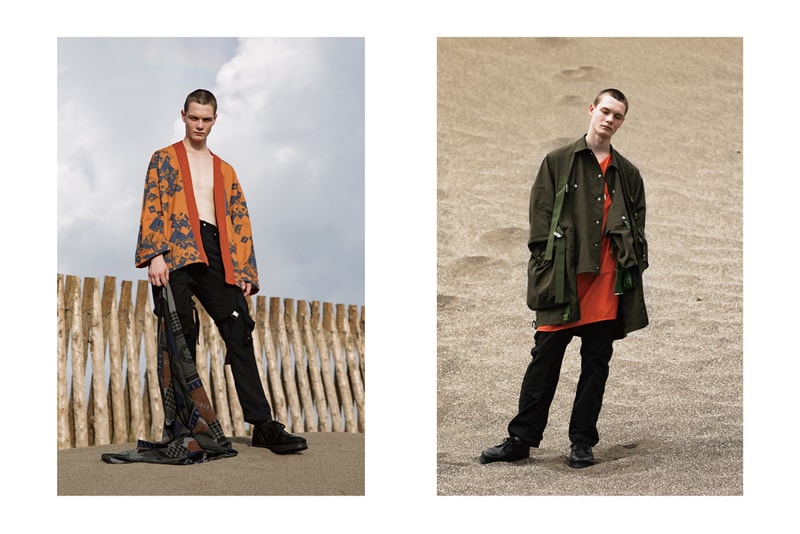 ALMOSTBLACK SS19 spring summer 2019 Collection Lookbook Patchwork Minimalist Workwear Utility Japan