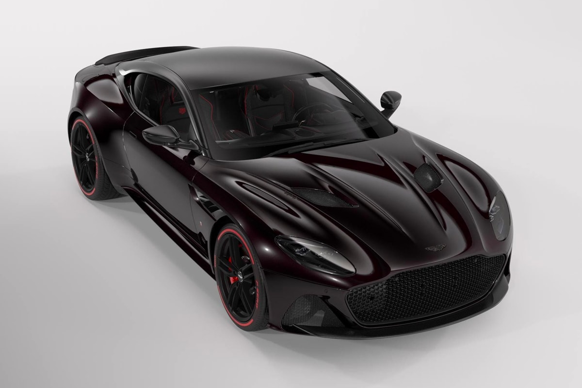 Aston Martin DBS Superleggera Tag Heuer Edition Announcement Black Watch Limited