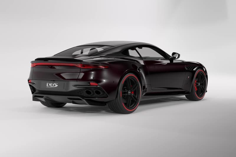 Aston Martin DBS Superleggera Tag Heuer Edition Announcement Black Watch Limited