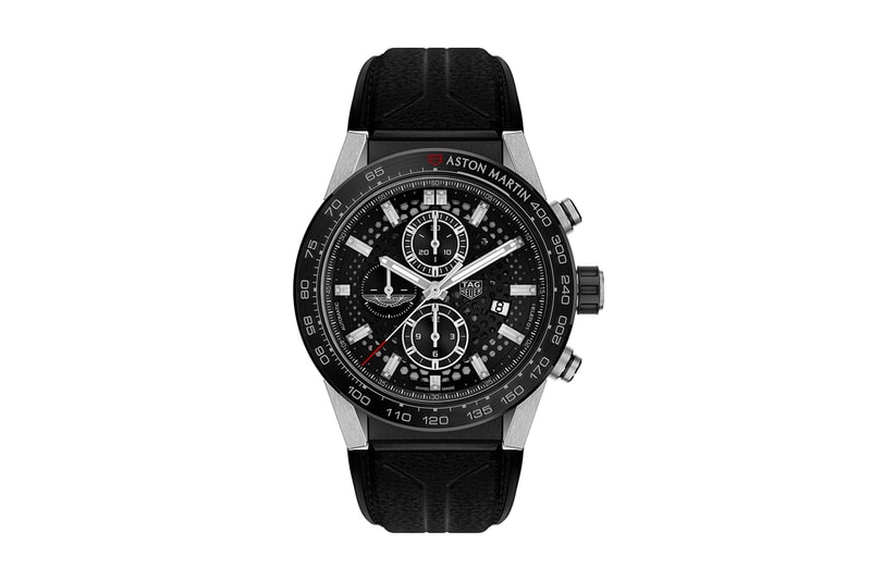 Aston Martin DBS Superleggera Tag Heuer Edition Announcement Black Watch Limited