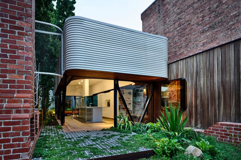 Austin Maynard Architects Design "Forever House" family home terrace fitzroy community garden