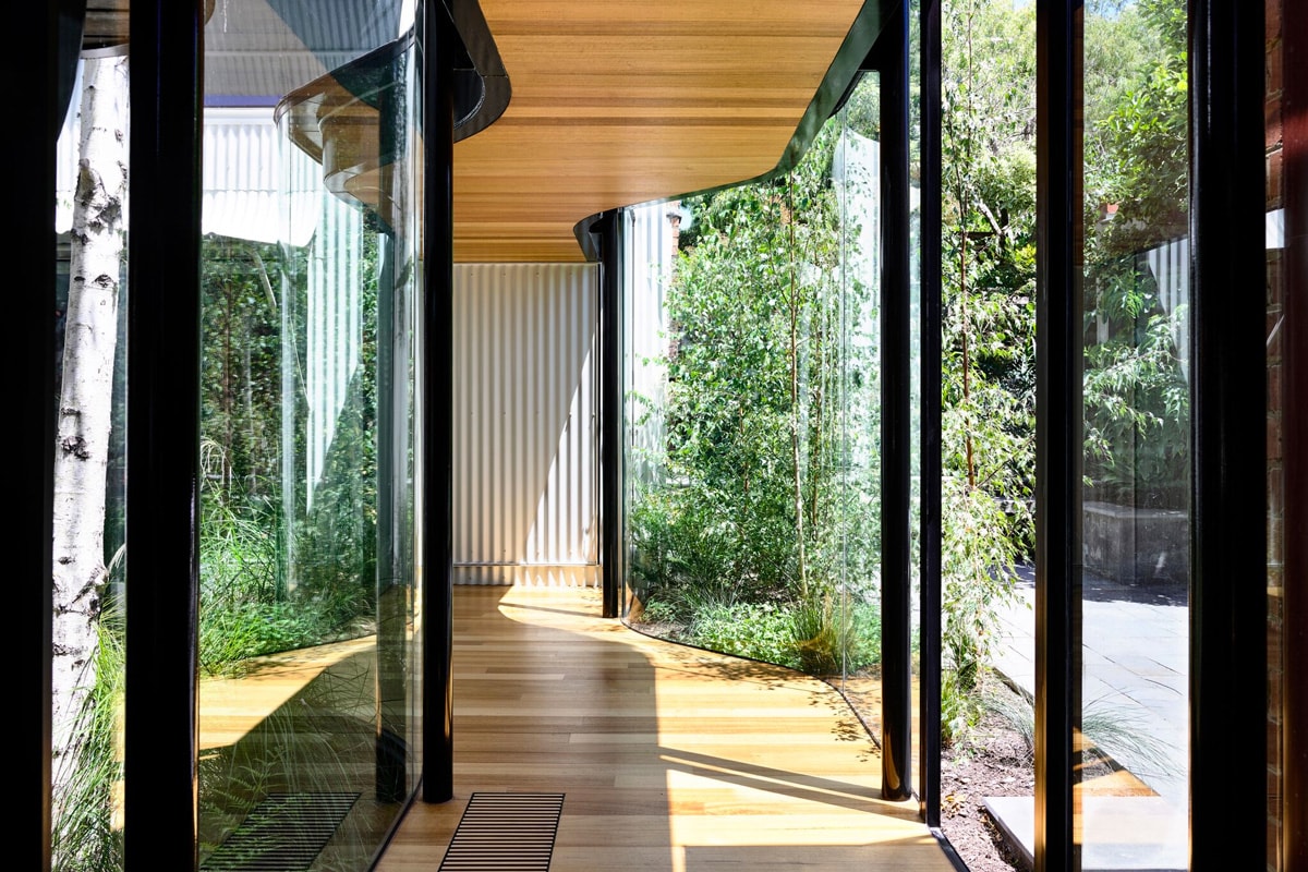 Austin Maynard Architects Design "Forever House" family home terrace fitzroy community garden