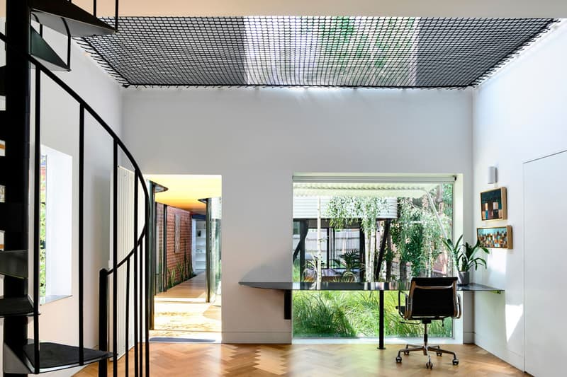 Austin Maynard Architects Design "Forever House" family home terrace fitzroy community garden