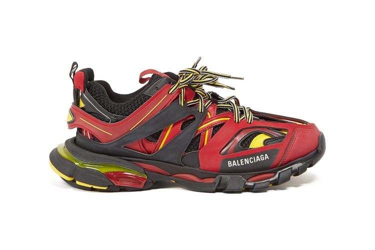 Balenciaga's TRACK Sneaker Gets a Vibrant Red Makeover for SS19