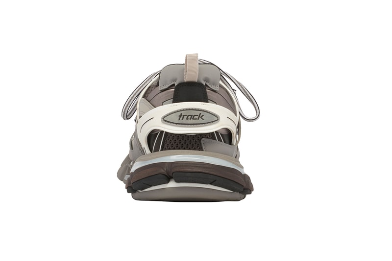 balenciaga track trainer sneaker grey white available now 2019 january footwear