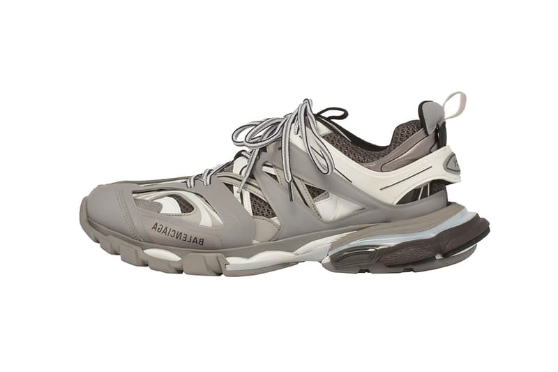 balenciaga track grey white