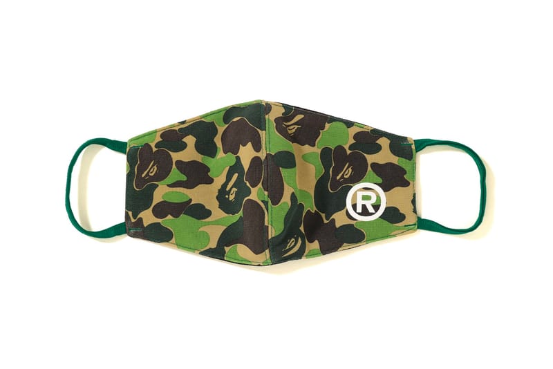 BAPE 1st Camo ATS Mask Green