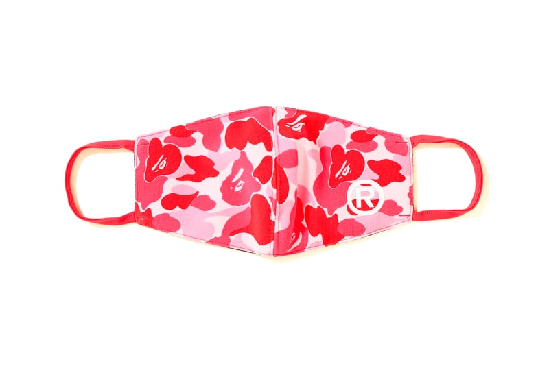 BAPE Drops New ABC CAMO Face Masks a bathing ape 1st camo pink green blue accessories winter