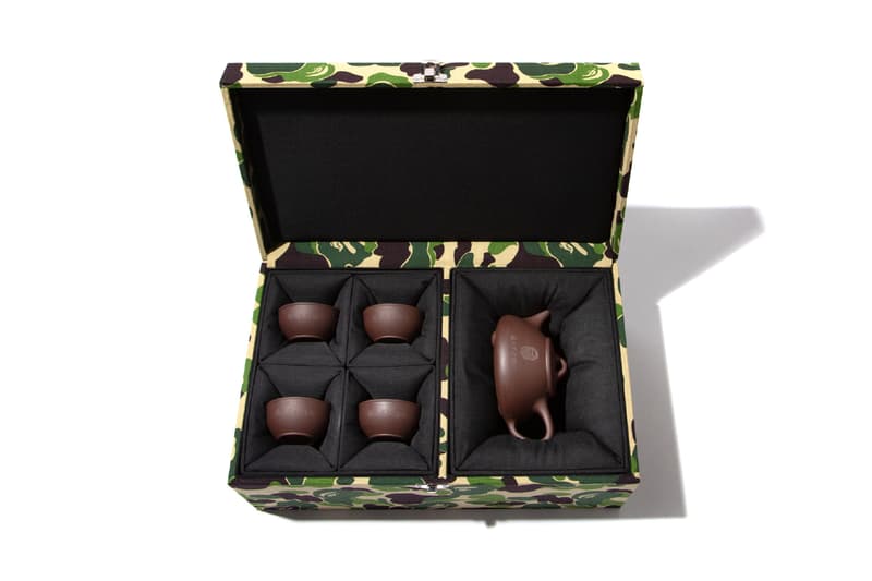 BAPE Limited Edition Chinese Tea Pot Set a bathing ape chinese new year abc camo 1st camo ape head hong kong nigo baby milo camo box
