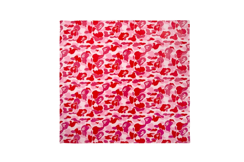 BAPE ABC CAMO Blankets VIP Gift a bathing ape pink blue green baby milo nigo