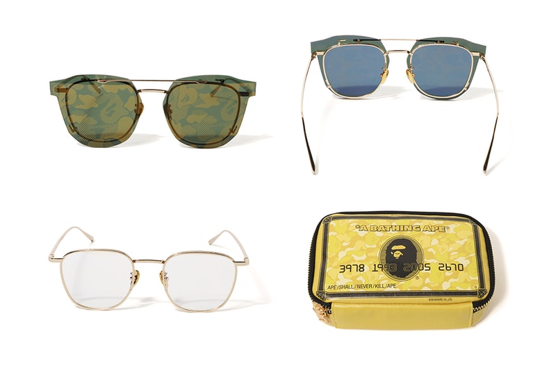 Bape Eyewear Special Edition Details Sunglasses Glasses Bape.com Webstore Zozotown January 26 Saturday Release Date 2 Way Type Remove Case Card