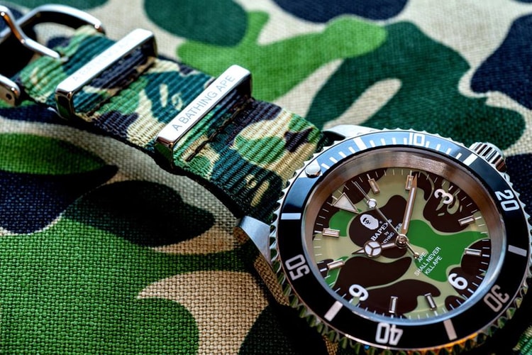 BAPE Dresses Its Type 1 BAPEX With ABC CAMO Straps